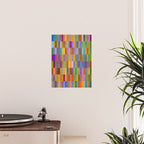 Colorful Mosaic Geometric Klee Tones 01 Poster Gallery Image 2