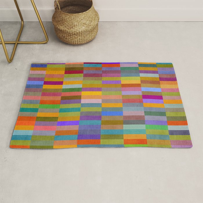 Colorful Mosaic Geometric Klee Tones 01 Rug Gallery Image 1
