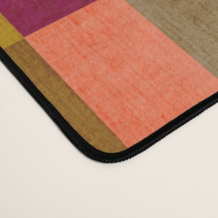 Colorful Mosaic Geometric Klee Tones 01 Desk Mat Gallery Image 4