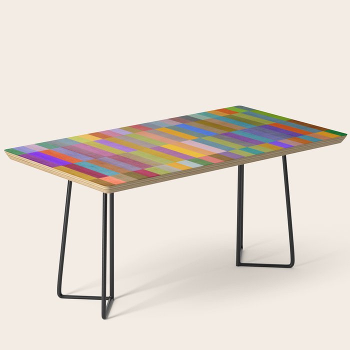 Colorful Mosaic Geometric Klee Tones 01 Coffee Table Gallery Image 1