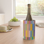 Colorful Mosaic Geometric Klee Tones 01 Wine Chiller Gallery Image 4