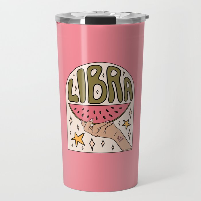 Libra Watermelon Travel Mug Gallery Image 1