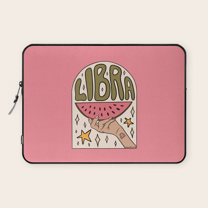 Libra Watermelon Laptop Sleeve Gallery Image 1