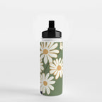 White Daisy Bouquets in Vase 3 Water Bottle Gallery Image 2