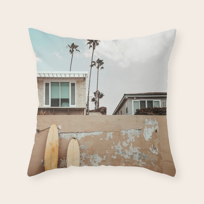 California Dream Throw Pillow Gallery Image 1