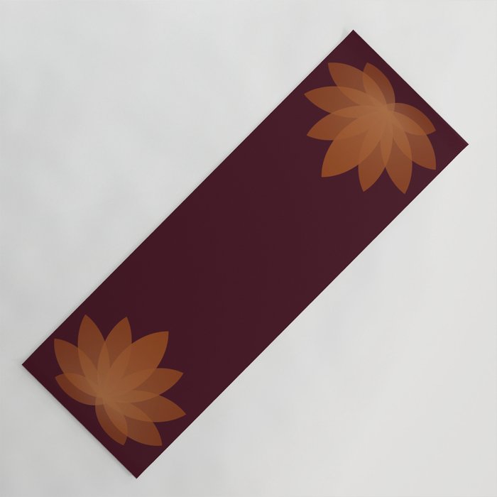 Lotus Flower Minimalism XII Yoga Mat Gallery Image 1