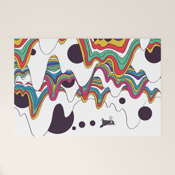 Psychedelic Planet Welcome Mat Gallery Image 1