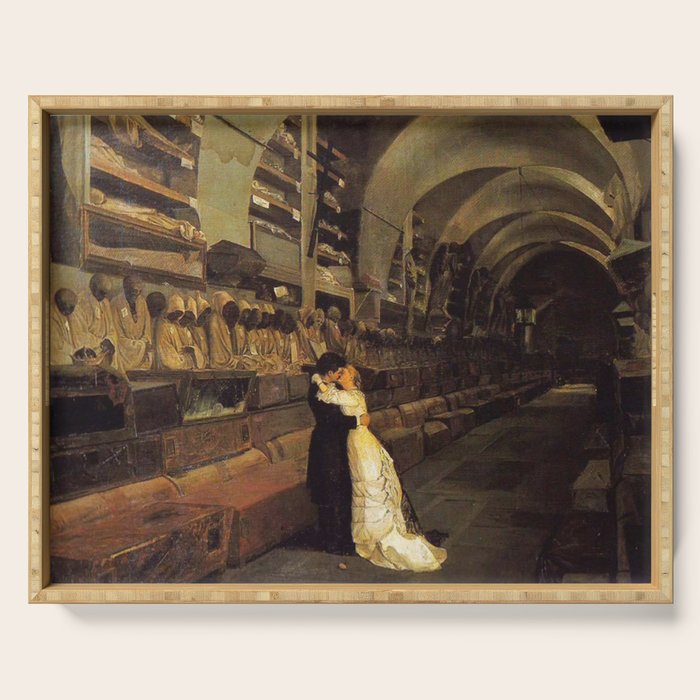  Love and Death Amore e morte - Calcedonio Reina Serving Tray Gallery Image 1