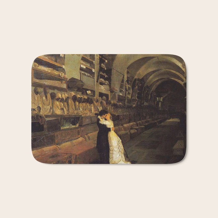  Love and Death Amore e morte - Calcedonio Reina Bath Mat Gallery Image 1