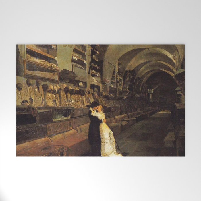  Love and Death Amore e morte - Calcedonio Reina Welcome Mat Gallery Image 1
