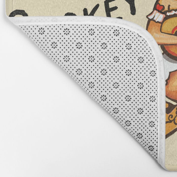 Smokey Eyes Were Her Perfect Disguise Guitar Pinup Girl Bath Mat Gallery Image 2