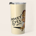 Smokey Eyes Were Her Perfect Disguise Guitar Pinup Girl Travel Mug Gallery Image 3