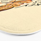 Smokey Eyes Were Her Perfect Disguise Guitar Pinup Girl Bath Mat Gallery Image 3