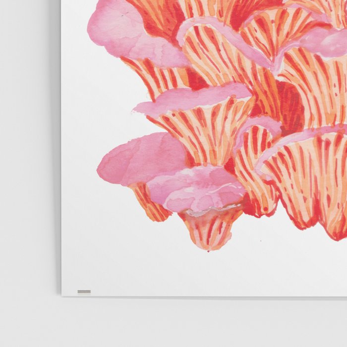 Cyber pink mushrooms Poster Gallery Image 3