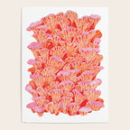 Cyber pink mushrooms Poster Gallery Image 4