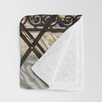 Eiffel Tower Paris Balcony View Throw Blanket Gallery Image 3