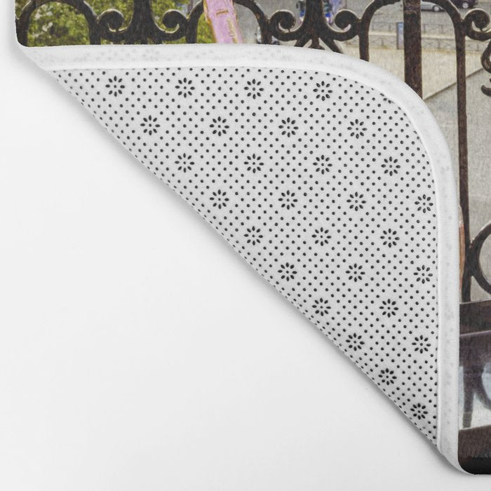 Eiffel Tower Paris Balcony View Bath Mat Gallery Image 2
