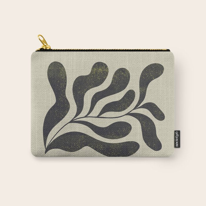 Abstract Plant No. 1 Carry All Pouch Gallery Image 1