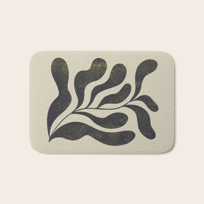 Abstract Plant No. 1 Bath Mat Gallery Image 1