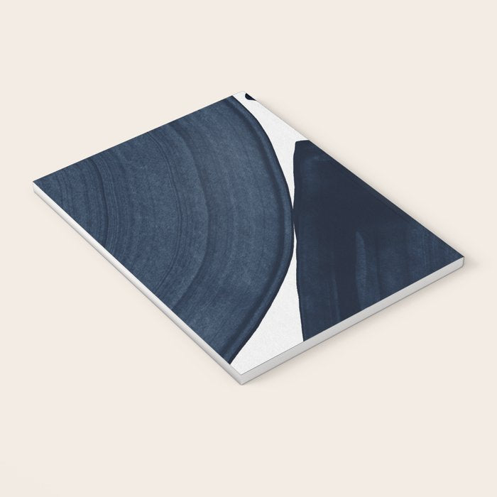 Minimalist Painting Blue II, Modern Abstract Notebook Gallery Image 3