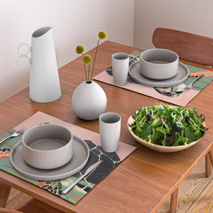 Cute Turtle  Placemat Gallery Image 2