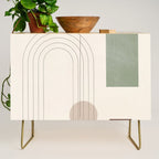 Minimal Geometric Shapes 180 Credenza Gallery Image 1