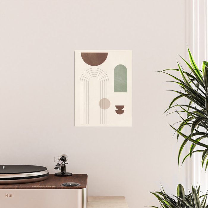 Minimal Geometric Shapes 180 Poster Gallery Image 2