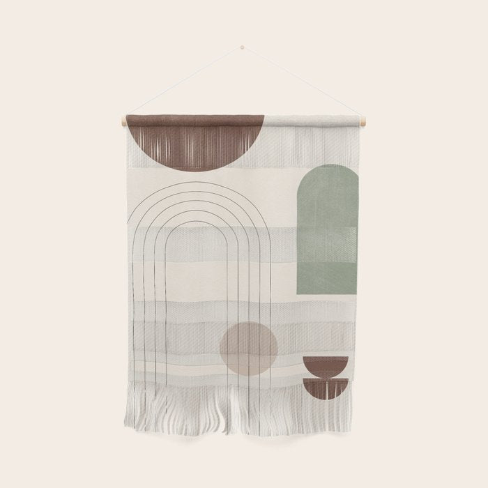 Minimal Geometric Shapes 180 Wall Hanging Gallery Image 1