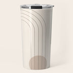 Minimal Geometric Shapes 180 Travel Mug Gallery Image 1