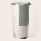 Minimal Geometric Shapes 180 Travel Mug Gallery Image 2