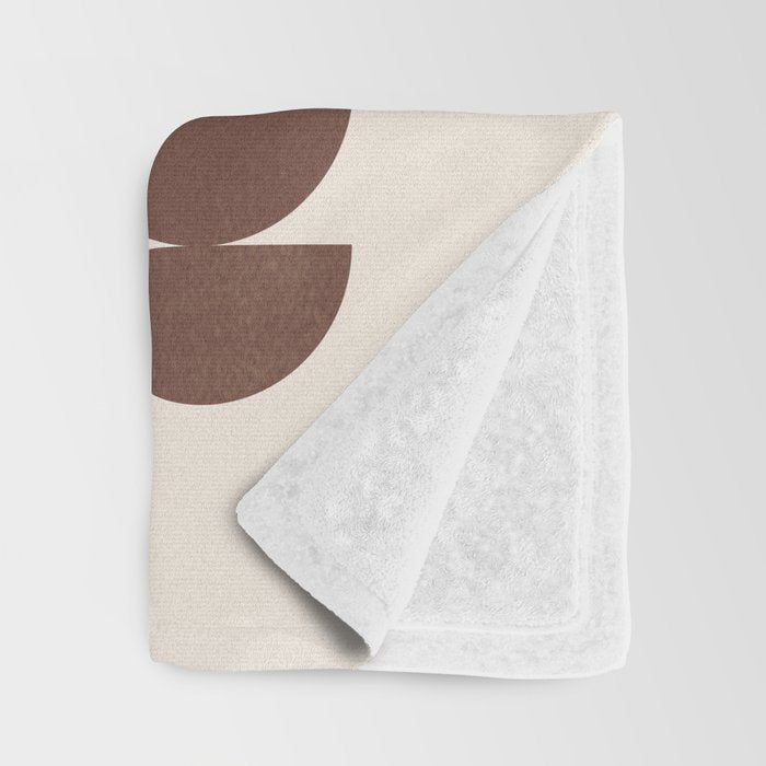 Minimal Geometric Shapes 180 Throw Blanket Gallery Image 3