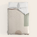 Minimal Geometric Shapes 180 Comforter Gallery Image 6