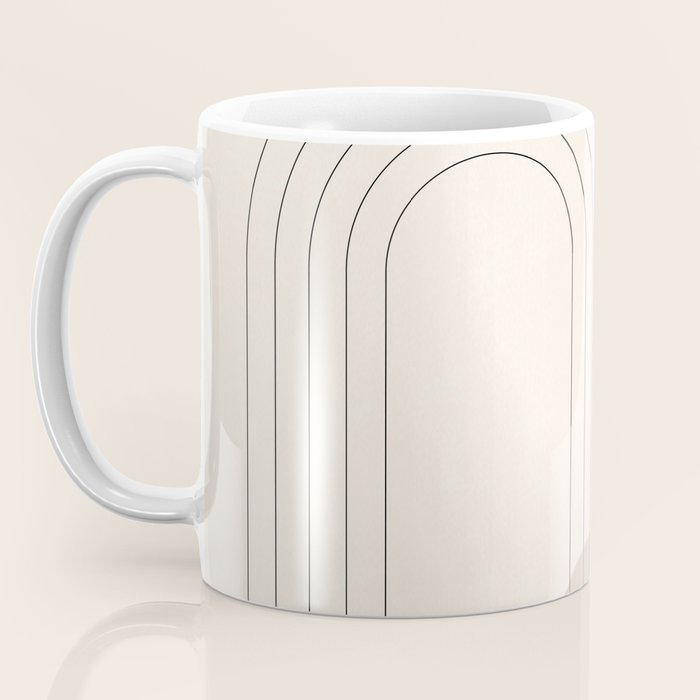 Minimal Geometric Shapes 180 Coffee Mug Gallery Image 3