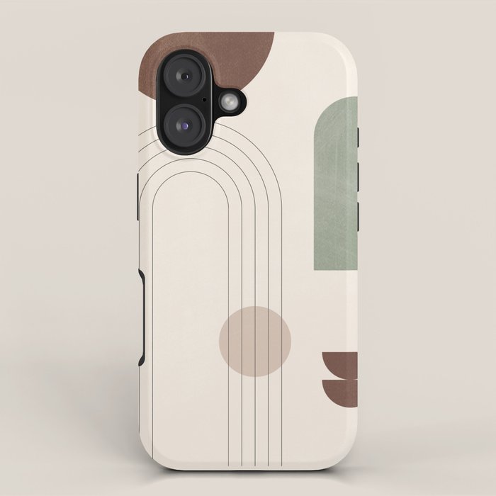 Minimal Geometric Shapes 180 iPhone Case Gallery Image 1