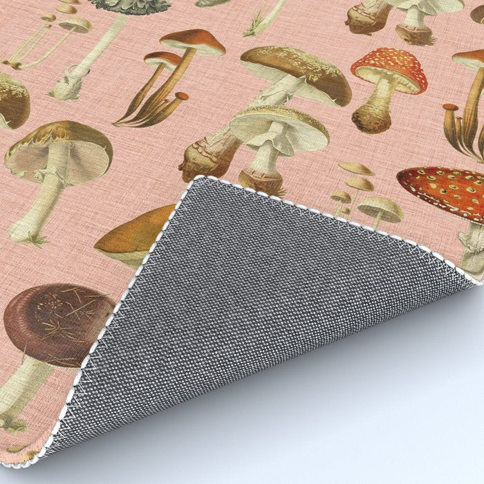 Mushrooms pink Rug Gallery Image 4