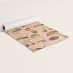 Mushrooms pink Yoga Mat Gallery Image 2