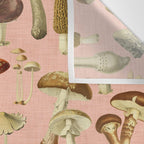 Mushrooms pink Wall Tapestry Gallery Image 3