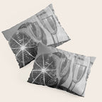 Sparkling Disco Ball Champagne Glasses Retro Black and White Party  Photography Wall Decor Pillow Sham Gallery Image 3
