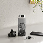 Sparkling Disco Ball Champagne Glasses Retro Black and White Party  Photography Wall Decor Water Bottle Gallery Image 4
