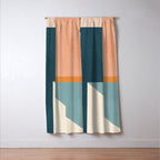 Minimal Abstract 16 Window Curtain Gallery Image 3