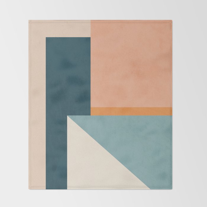 Minimal Abstract 16 Throw Blanket Gallery Image 2