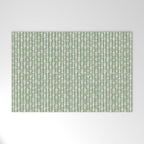 Stacked Arrows . Sage Green Welcome Mat Gallery Image 1
