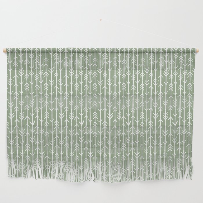 Stacked Arrows . Sage Green Wall Hanging Gallery Image 1