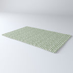 Stacked Arrows . Sage Green Rug Gallery Image 3
