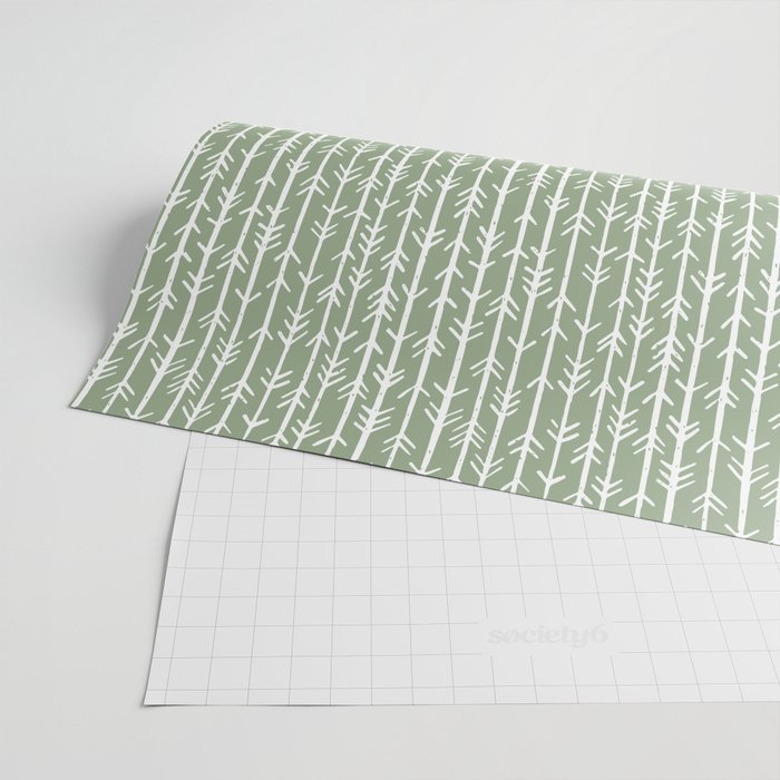 Stacked Arrows . Sage Green Wrapping Paper Gallery Image 2