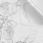 Beautiful Bouquet Line Wall Tapestry Gallery Image 3