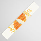 Croissants: Vintage Retro French Brunch Bakery Cafe Art Table Runner Gallery Image 3