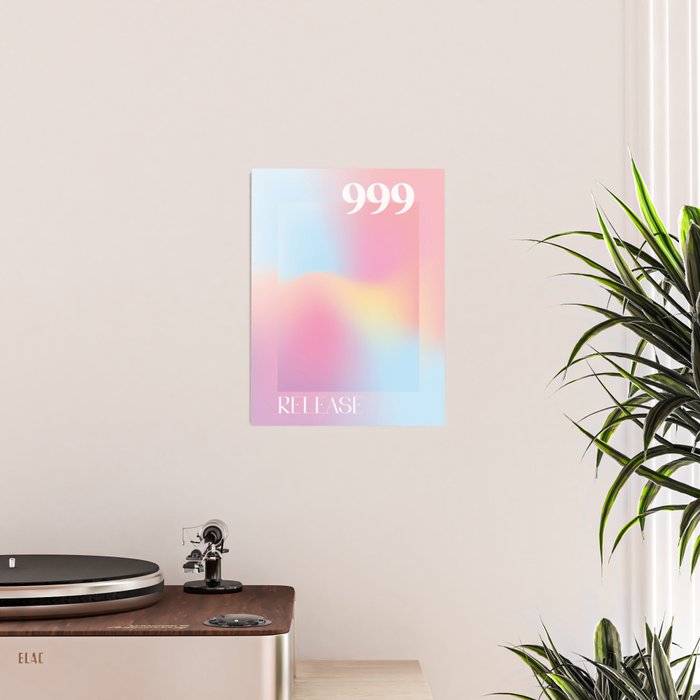 Gradient Angel Number 999 Release Poster Gallery Image 2