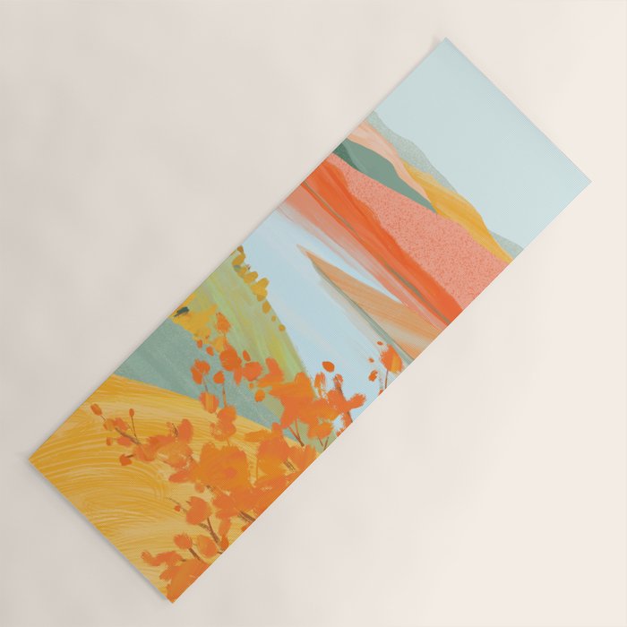 Autumn Riverside Yoga Mat Gallery Image 1