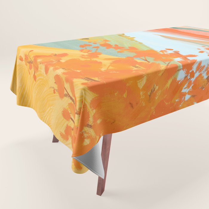 Autumn Riverside Tablecloth Gallery Image 1